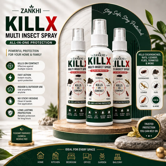 KILLX Multi Insect Spray 50Ml Each (Pack Of 3)