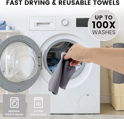 Microfiber Cleaning Cloth Roll (Pack of 1, 20 Sheets)