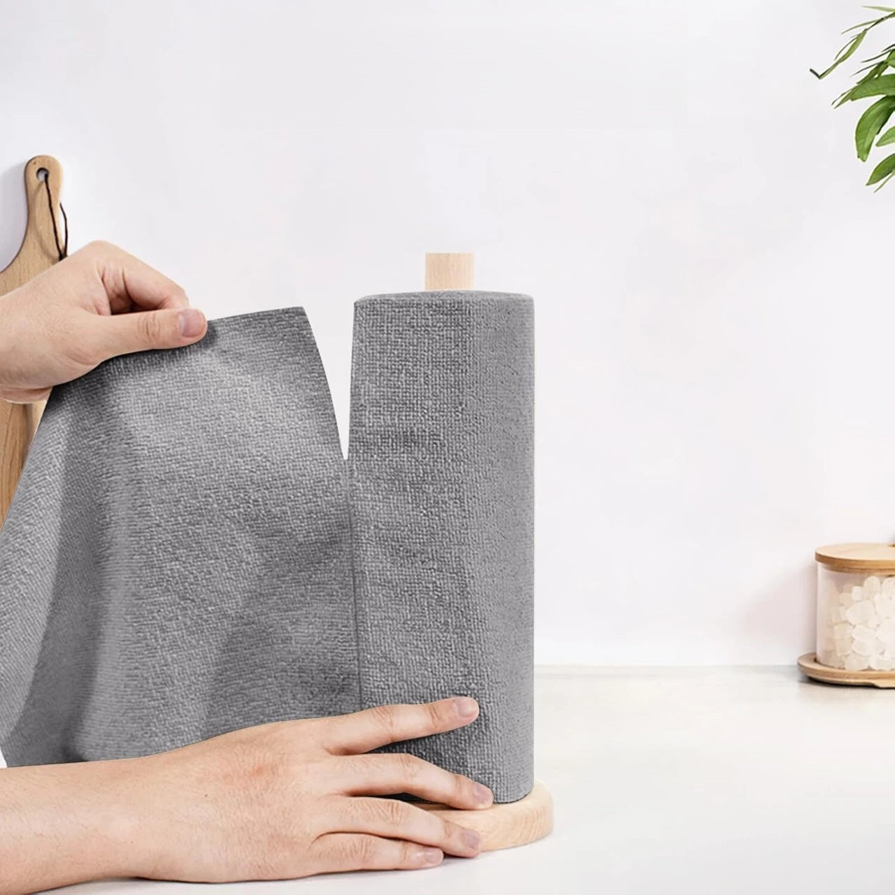 Microfiber Cleaning Cloth Roll (Pack of 1, 20 Sheets)