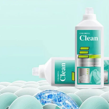 Colorful Clean 8-in-1 Laundry Liquid Detergent for Color Fabrics | Brightening, Deodorizing & Stain Removal💎